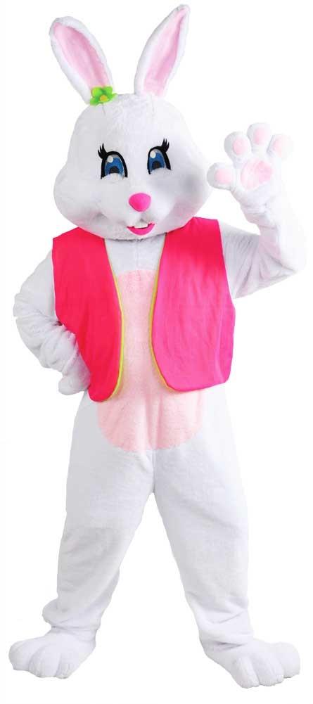 Easter Bunny Female Mascot Deluxe Adult Costume