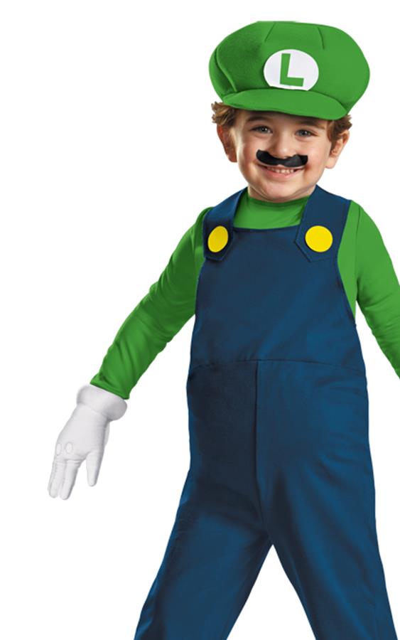 Super Mario Bros. Luigi Toddler Costume 