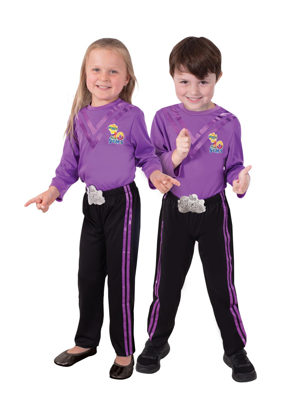 The Wiggles 30th Anniversary Lachy Purple Wiggle Child Costume