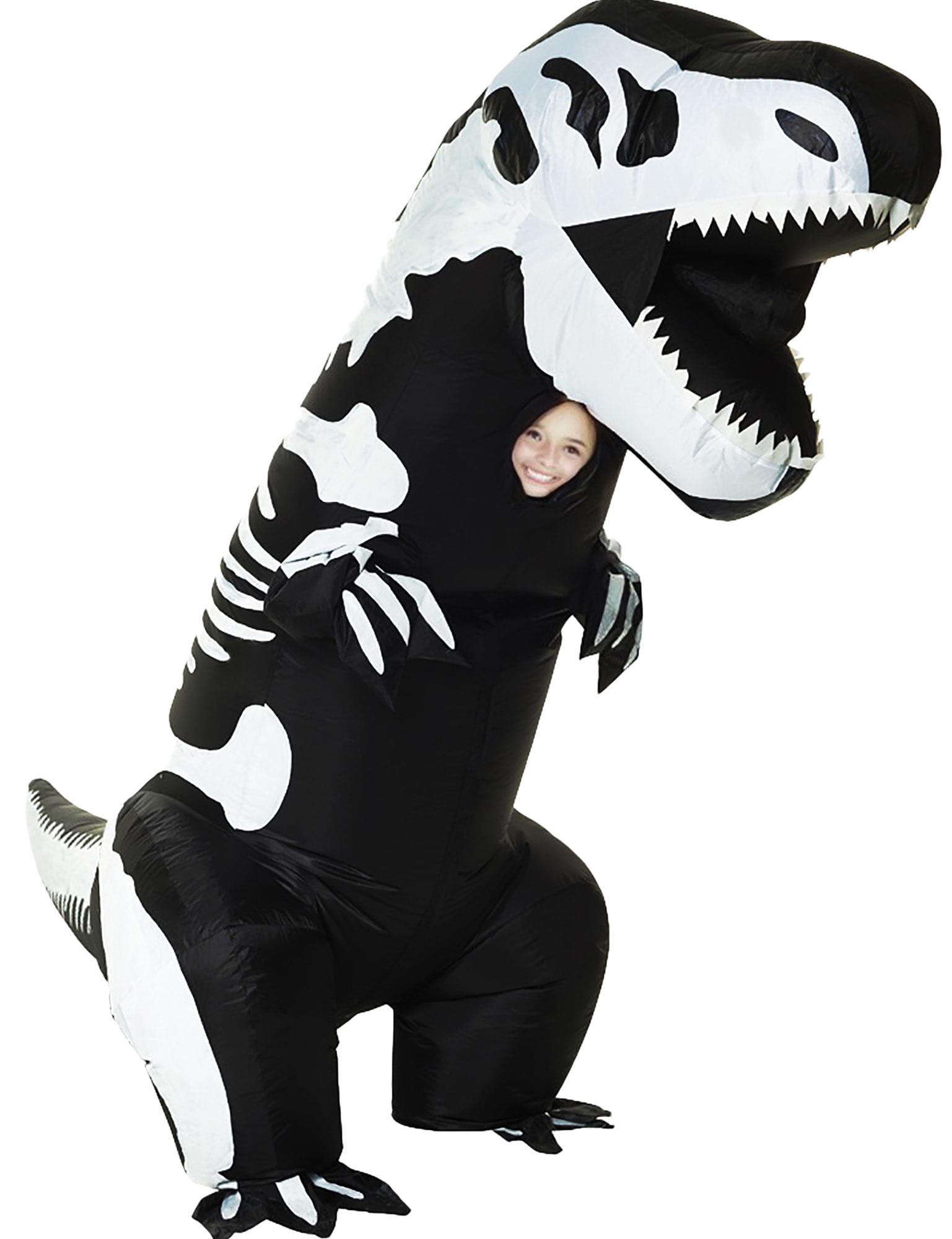 Skeleton T-Rex Inflatable Child Costume