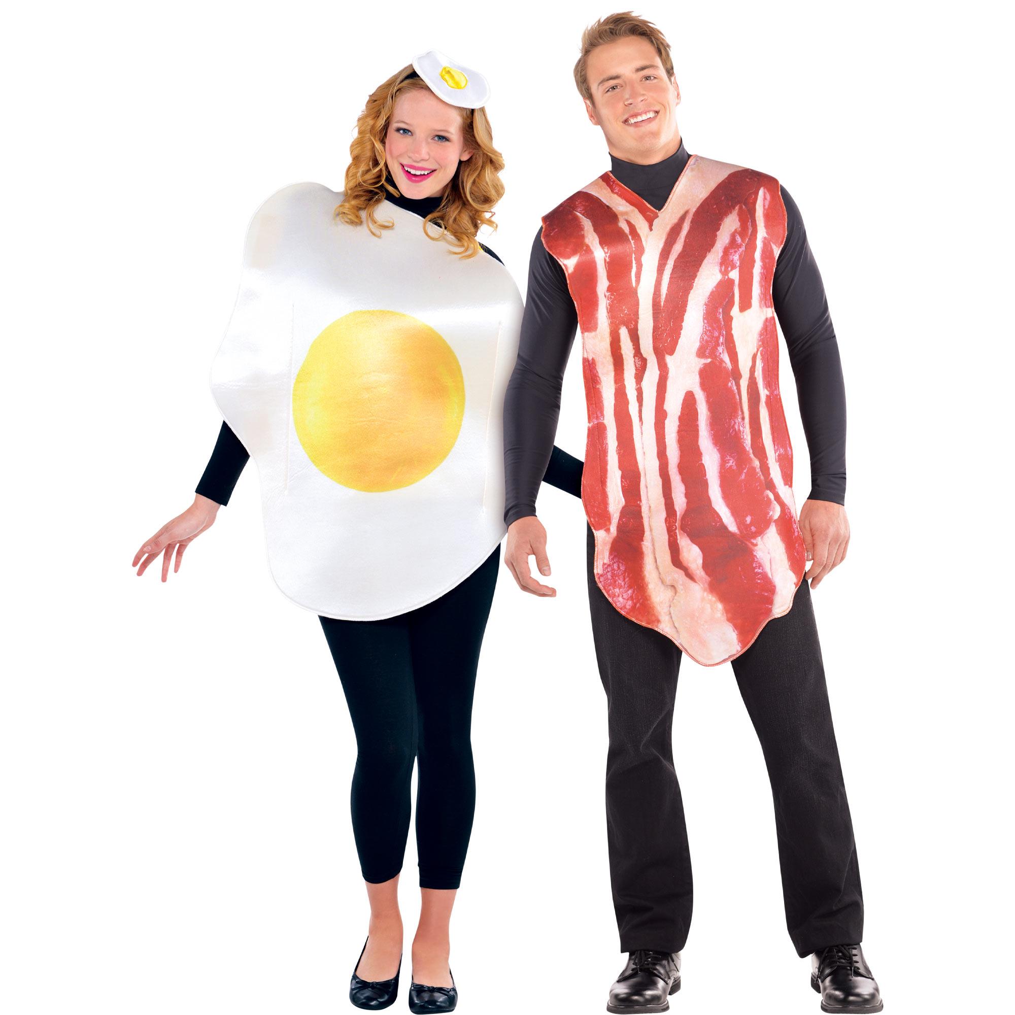 Bacon and Eggs Adult Couples Costume
