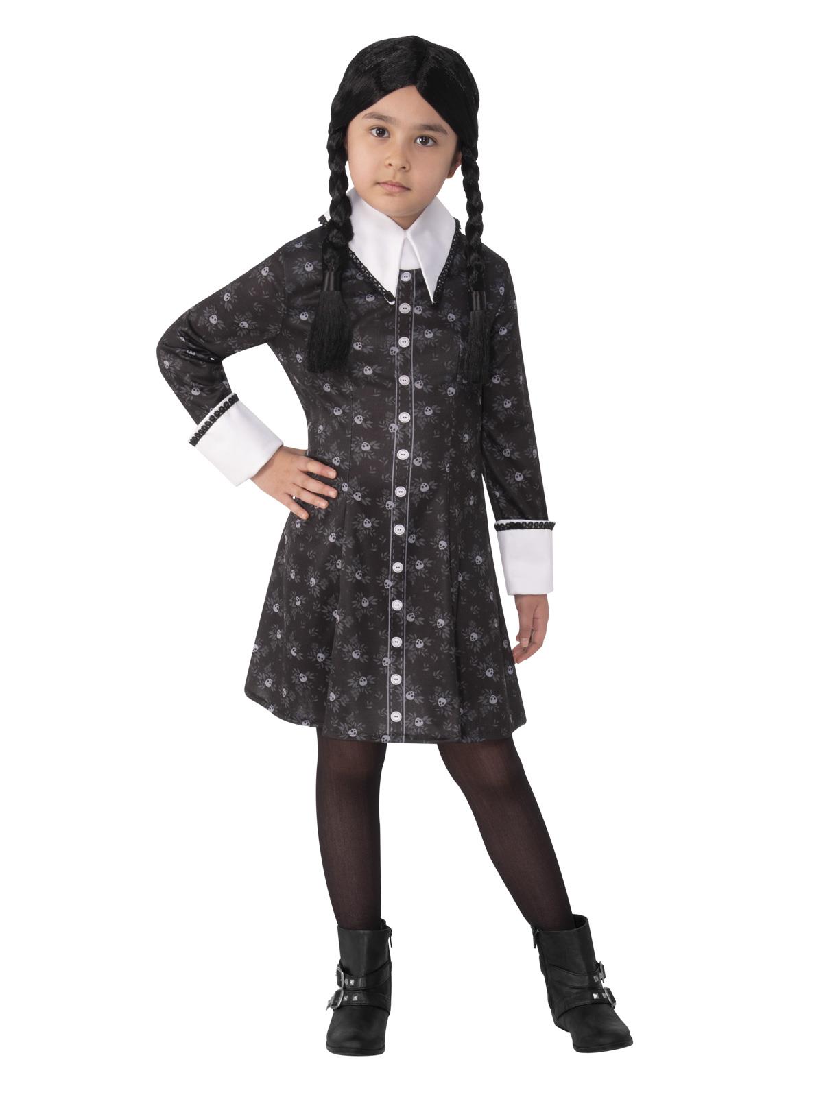 The Addams Family Wednesday Addams Child Costume