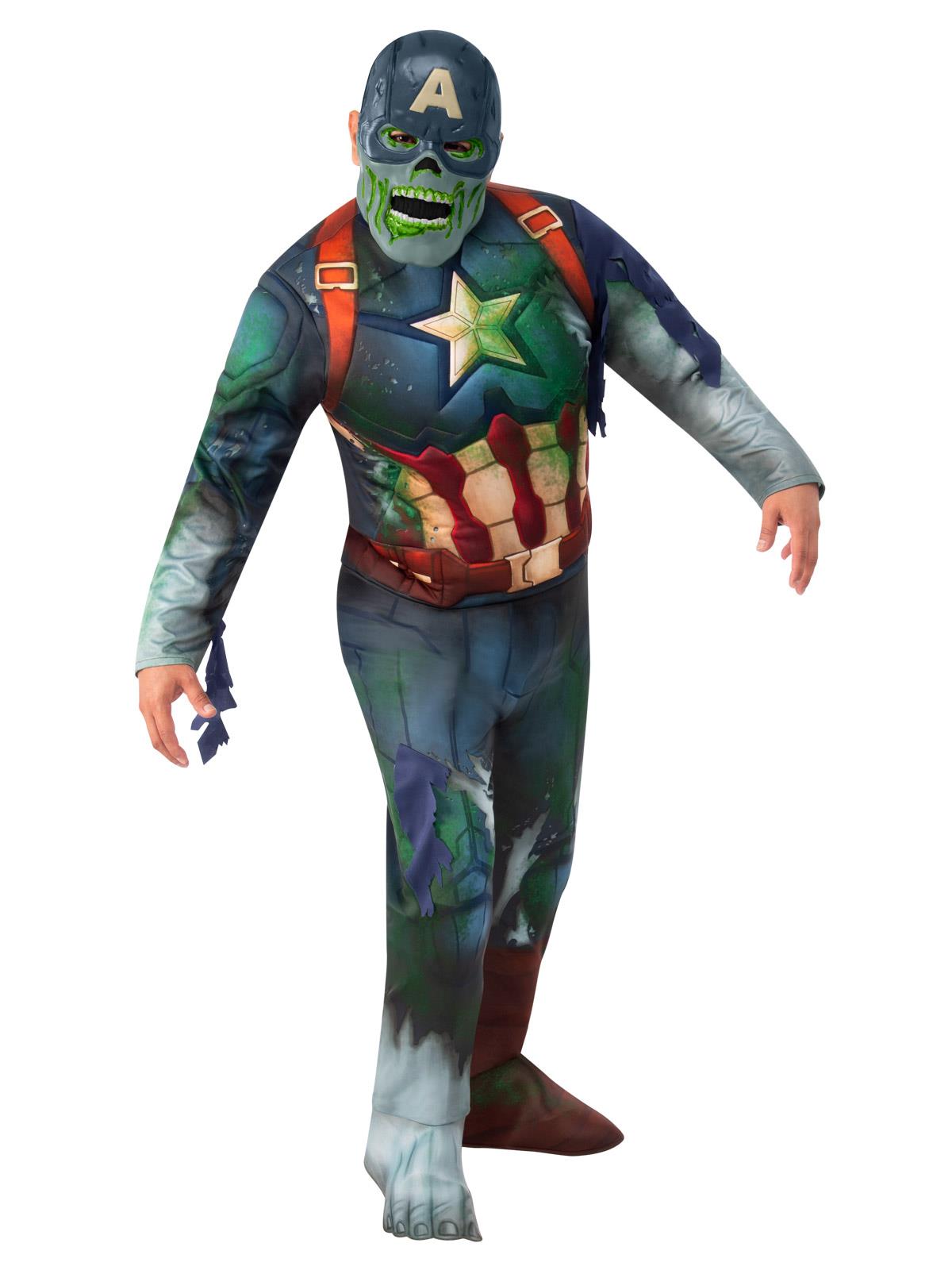 Marvel What If? Zombie Captain America Deluxe Adult Costume
