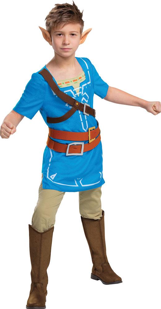 The Legend of Zelda Breath of the Wild Link Classic Child Costume