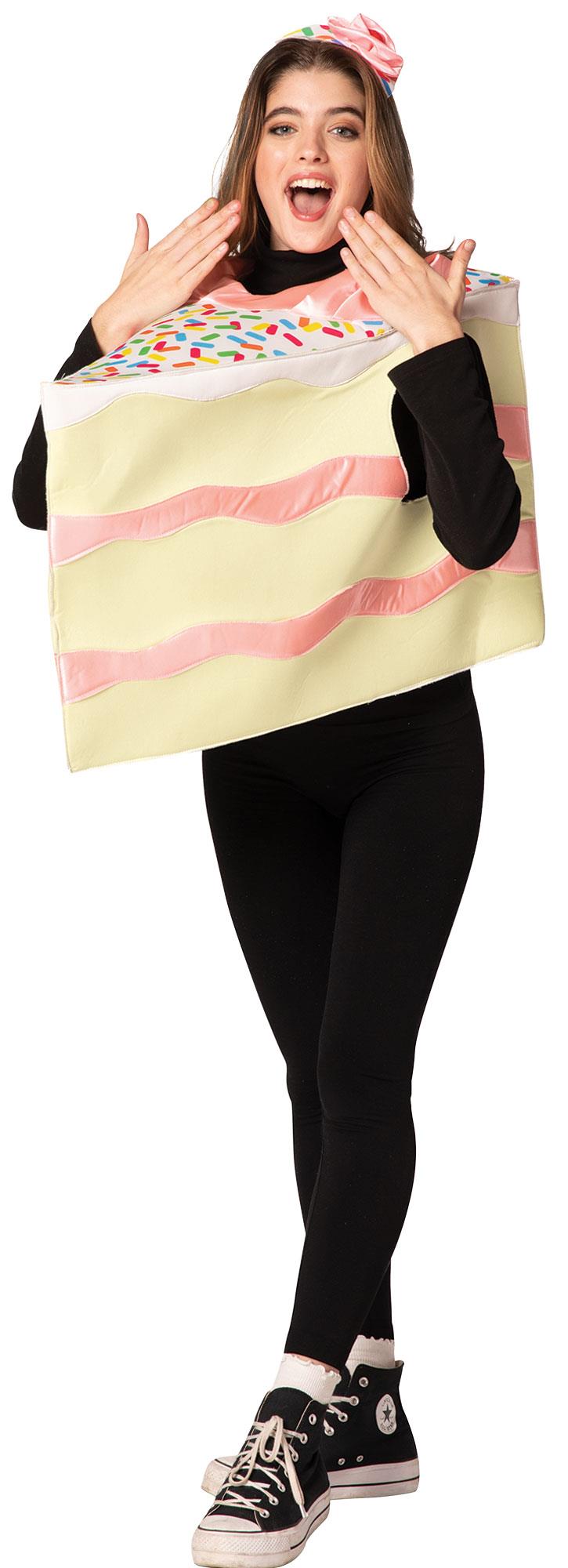 Slice of Pink Cake Adult Costume