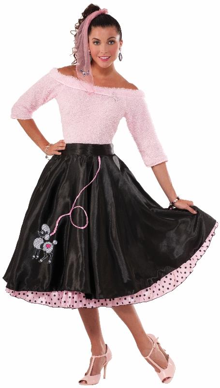 Poodle Skirt 50's Style Adult Costume Accessory