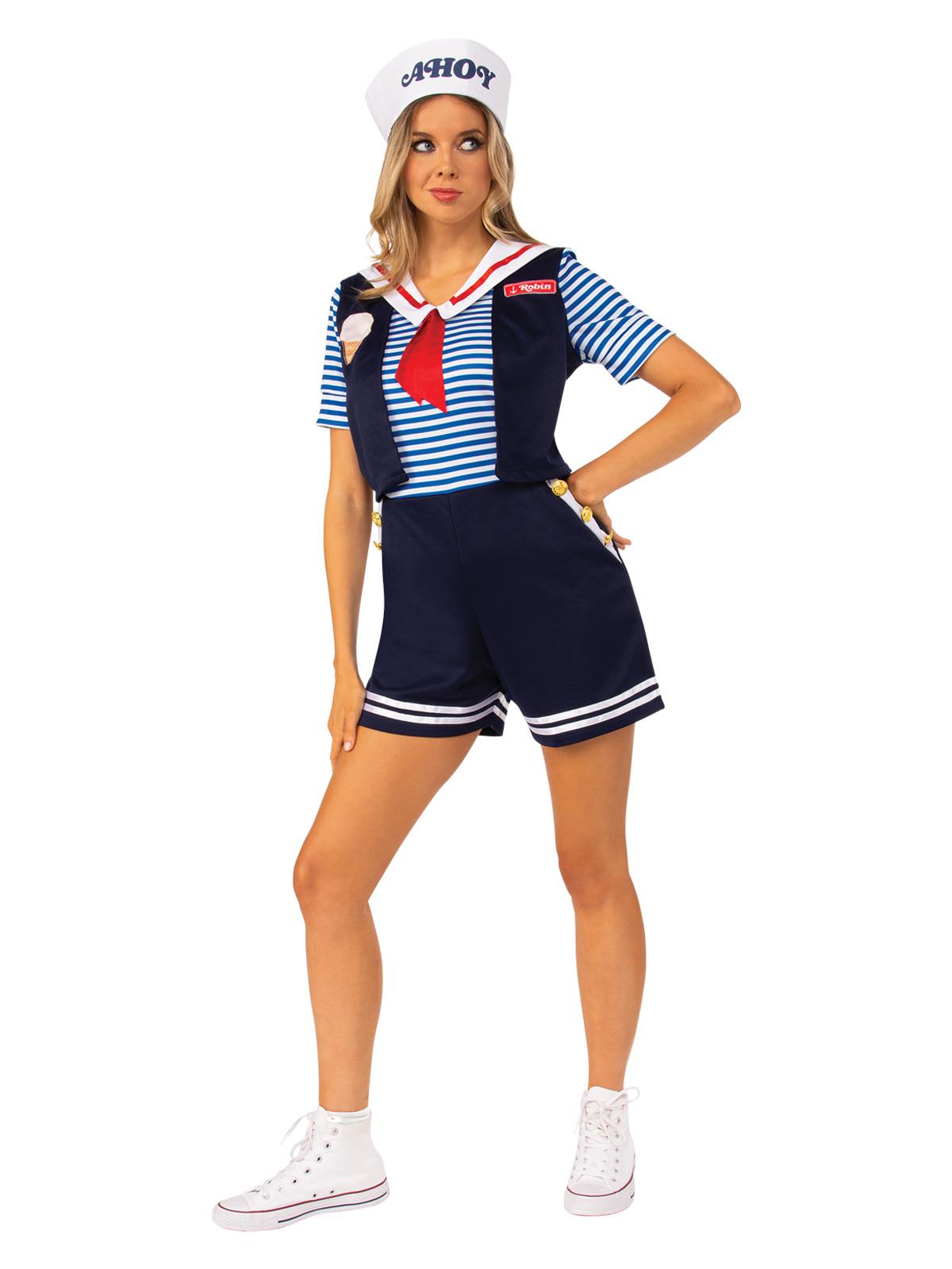 Stranger Things Robin Scoops Ahoy Adult Costume