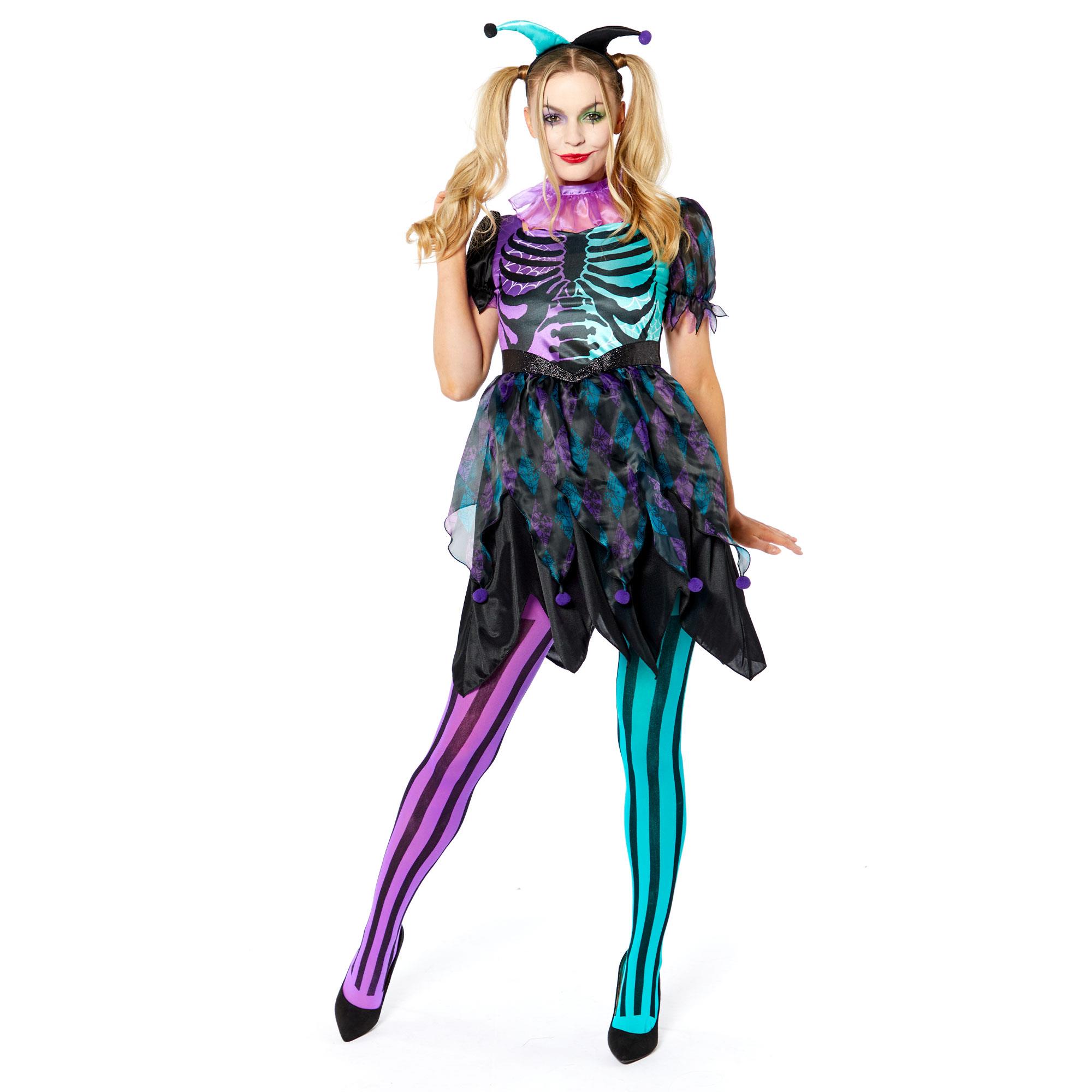 Haunted Harlequin Adult Costume 10-12