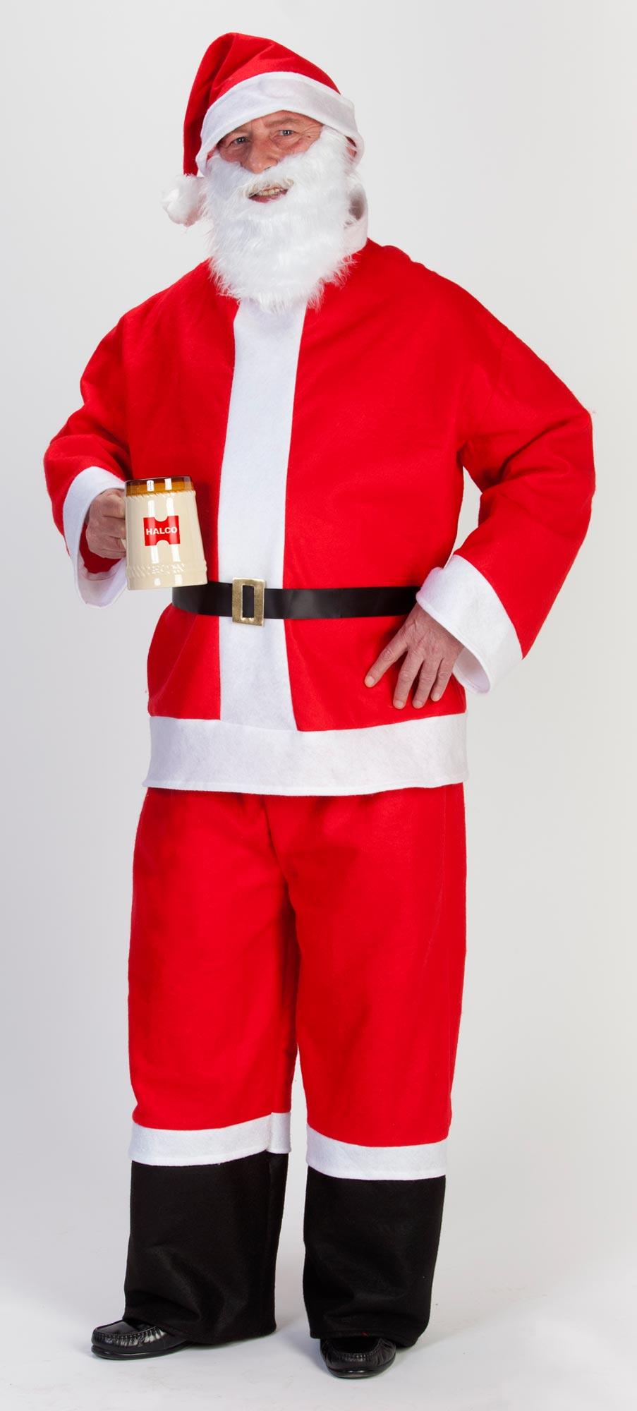 Saloon Spree Santa Adult Costume