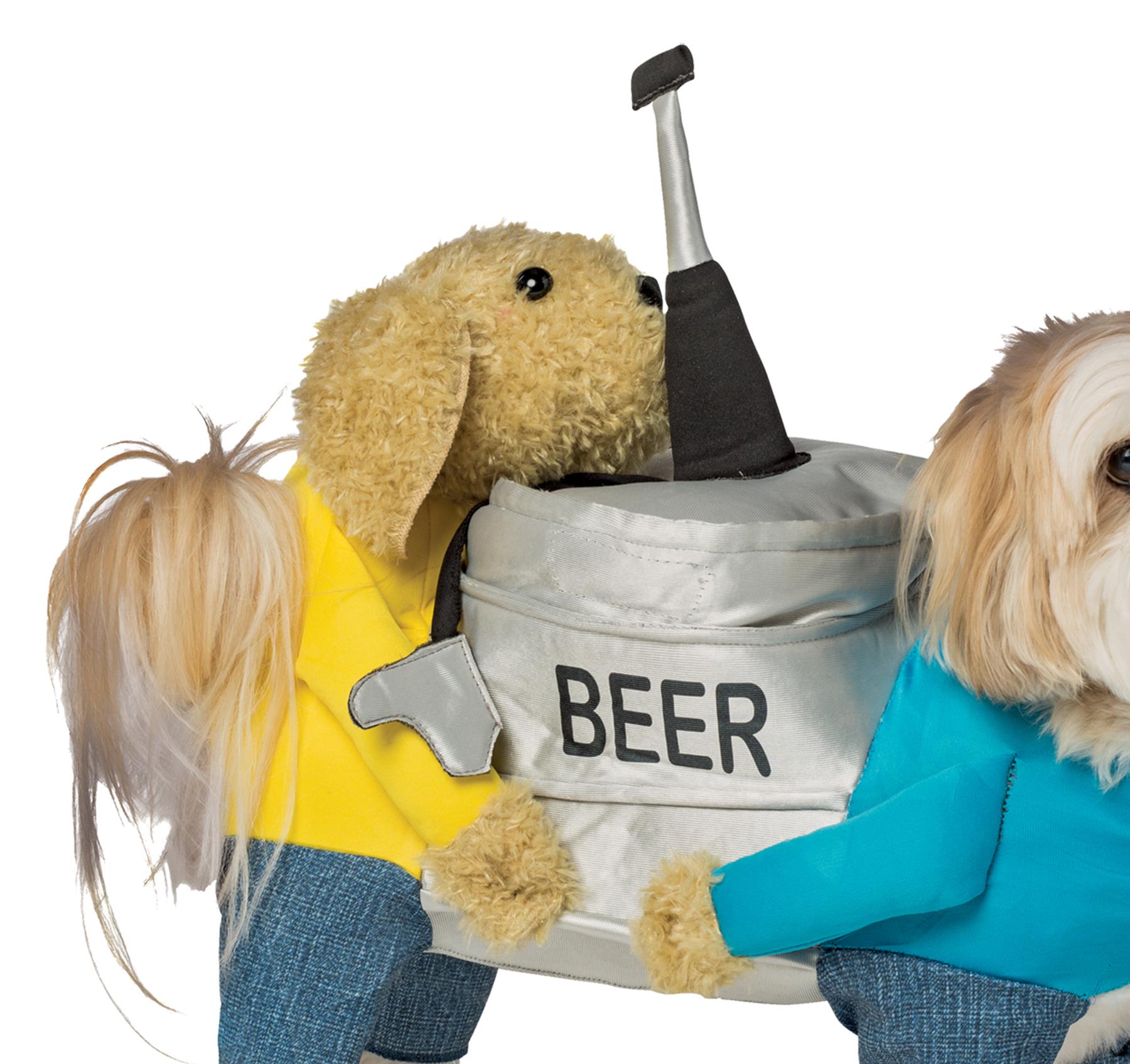Dogs Carrying a Beer Keg Pet Costume