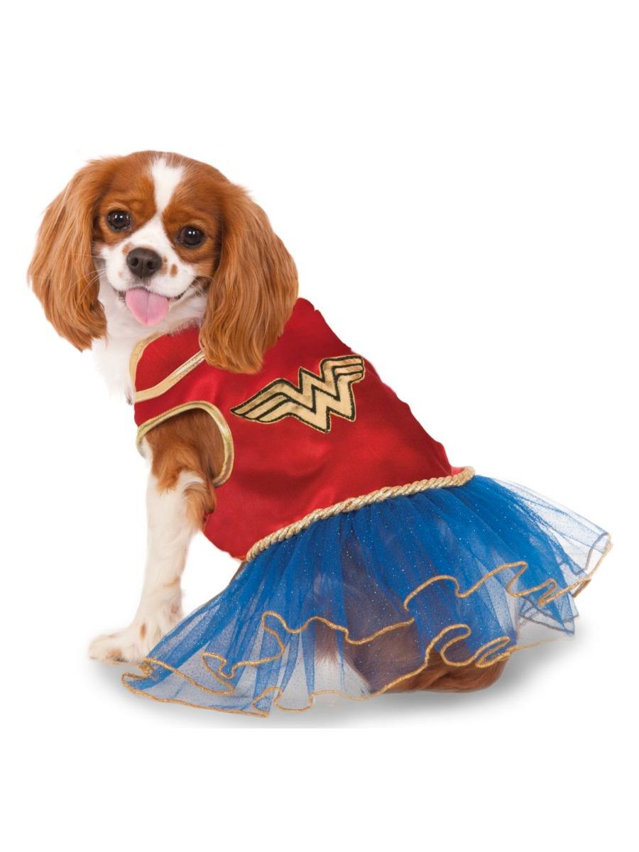 WONDER WOMAN PET TUTU DRESS - SIZE S