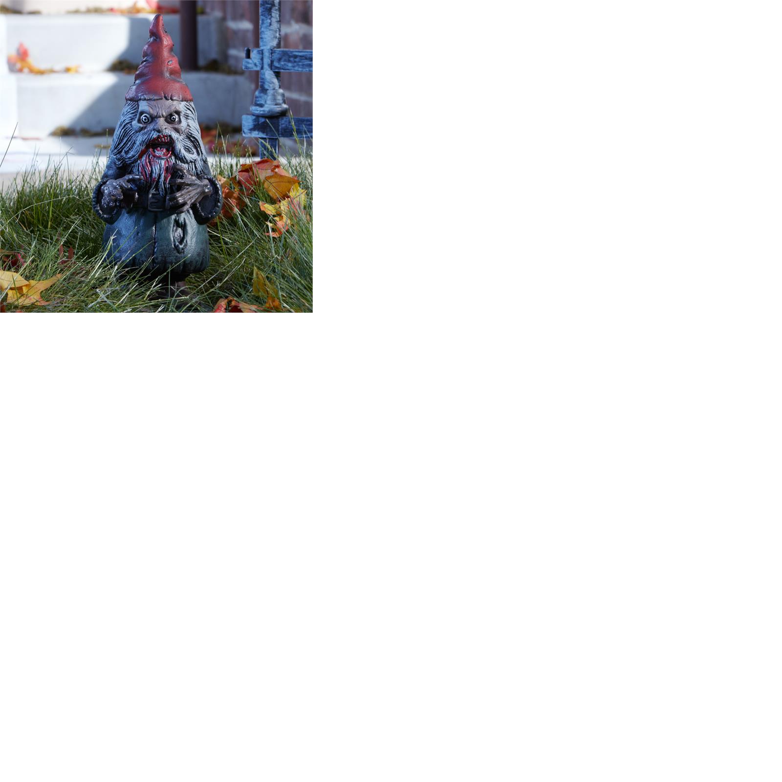 Zombie Garden Gnome Halloween Prop