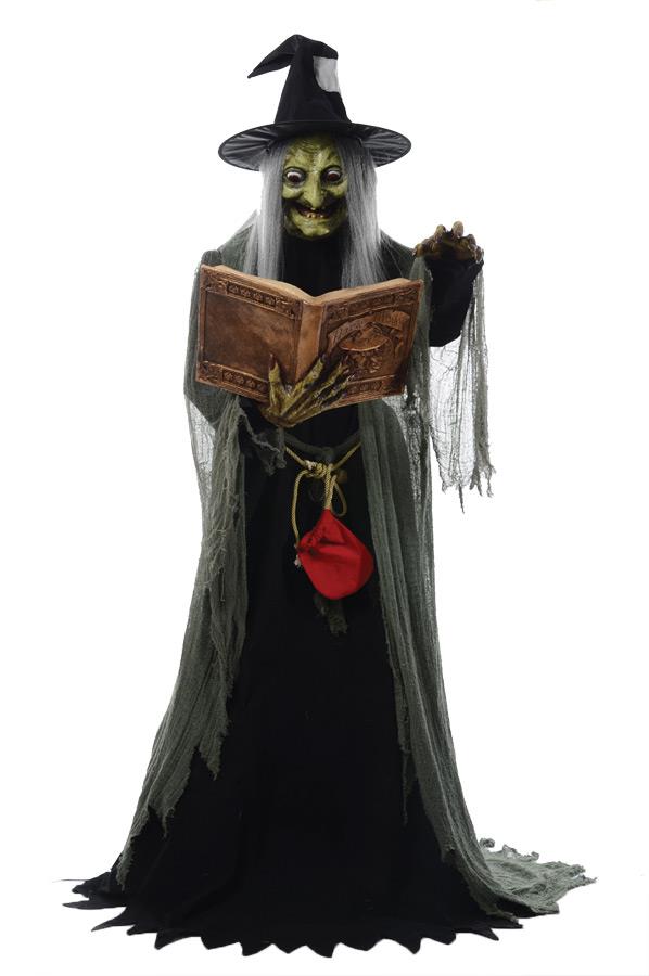 Spell-Speaking Witch Animated Halloween Prop