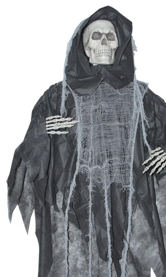 Hanging Black Reaper Halloween Prop