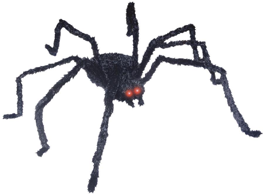 Black Spider 49in Animated Halloween Prop
