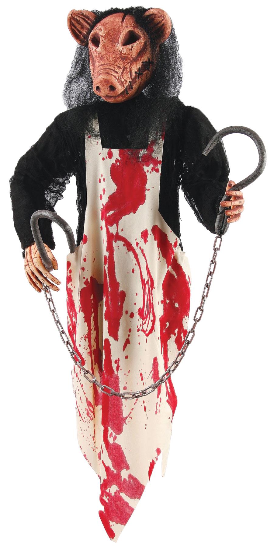 Butcher Pig Hanging 36in Halloween Prop