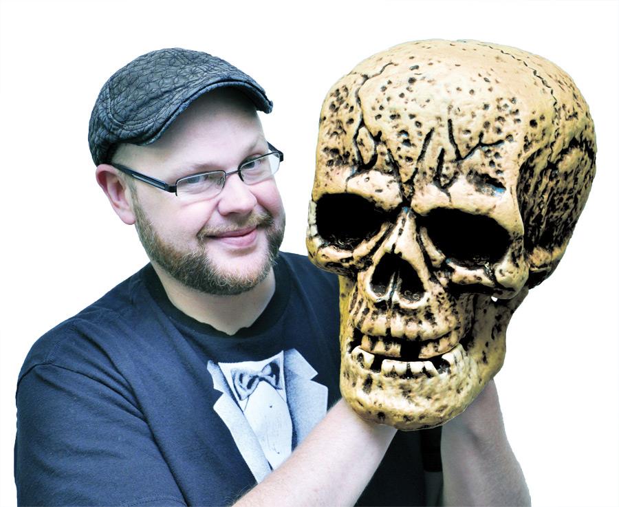 Giant Skull Halloween Prop