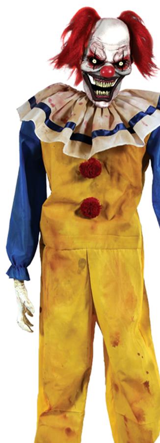 Twitching Clown Animated Halloween Prop