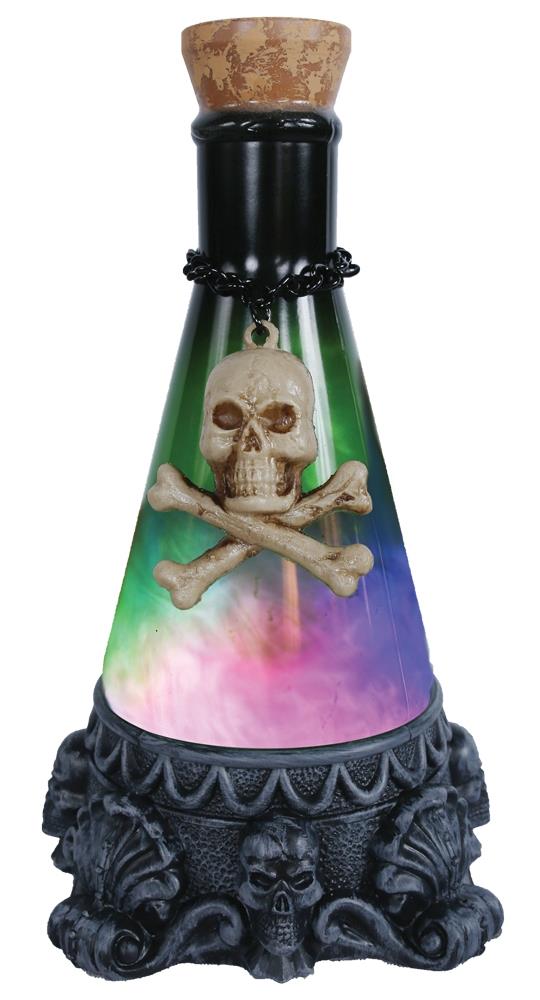 Green Potion Bottle Light Up Halloween Prop