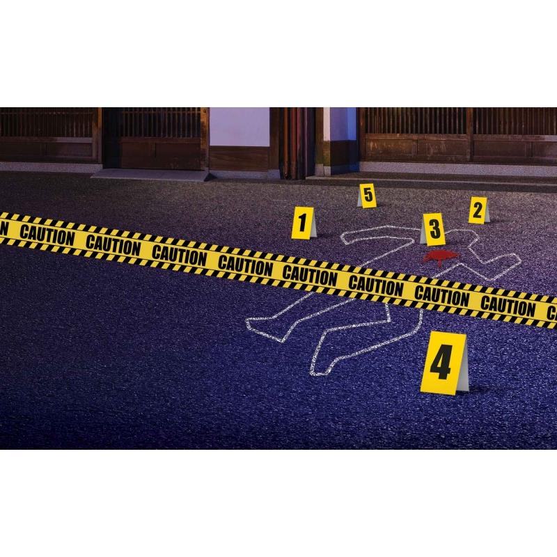 Halloween Crime Scene Decorating Kit