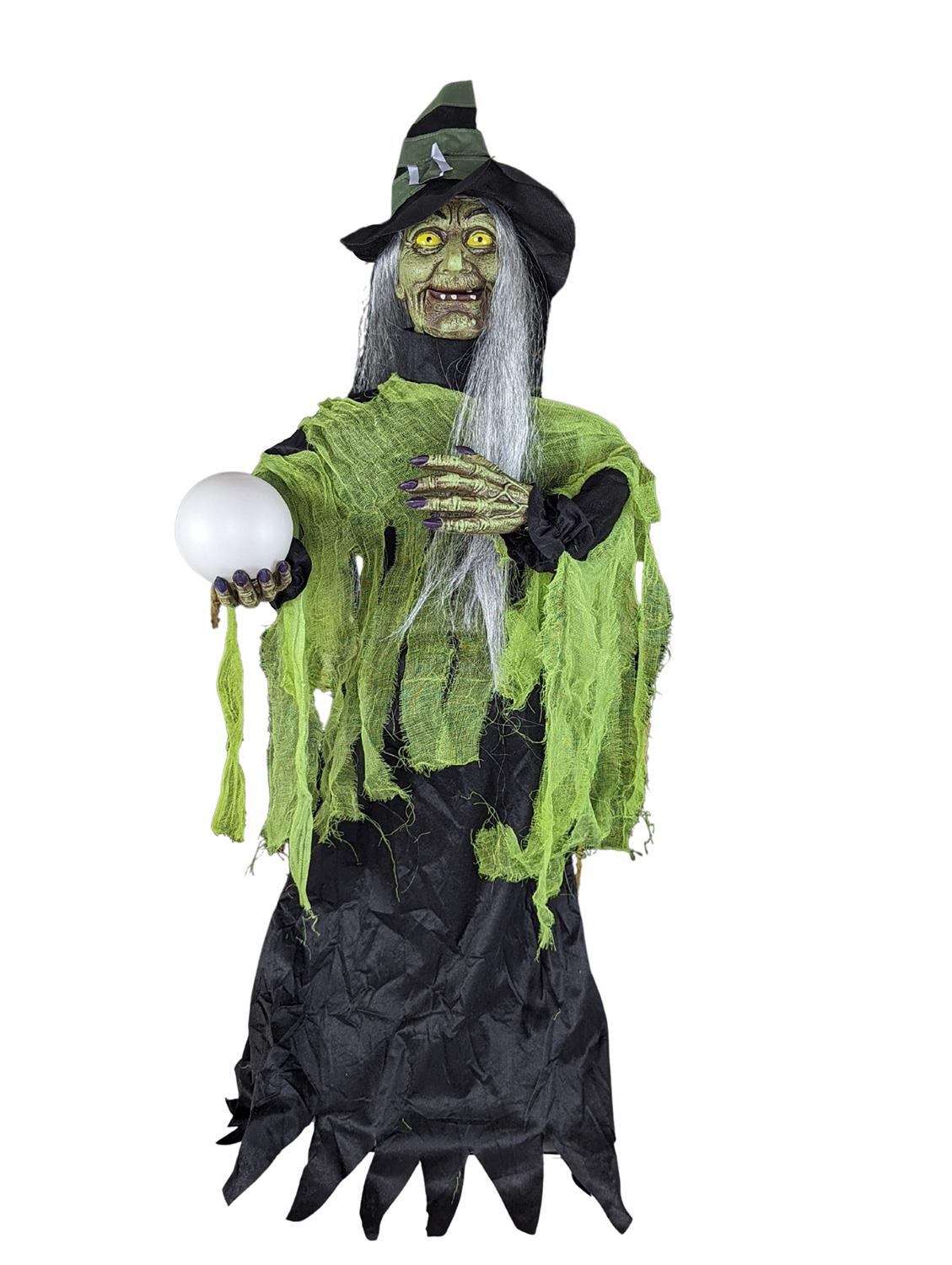Fortune Teller Witch Animated Halloween Prop