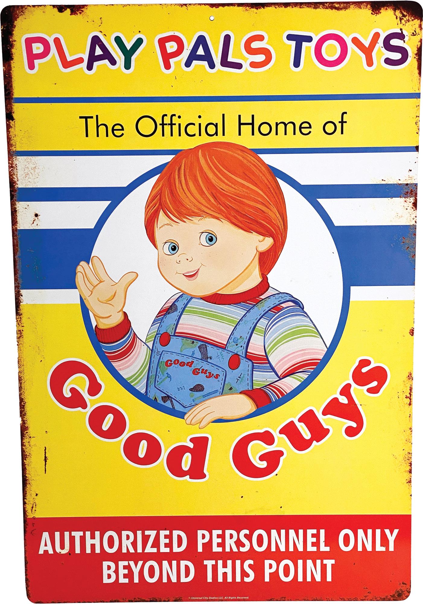 Child's Play 2 Play Pals Metal Sign Halloween Prop