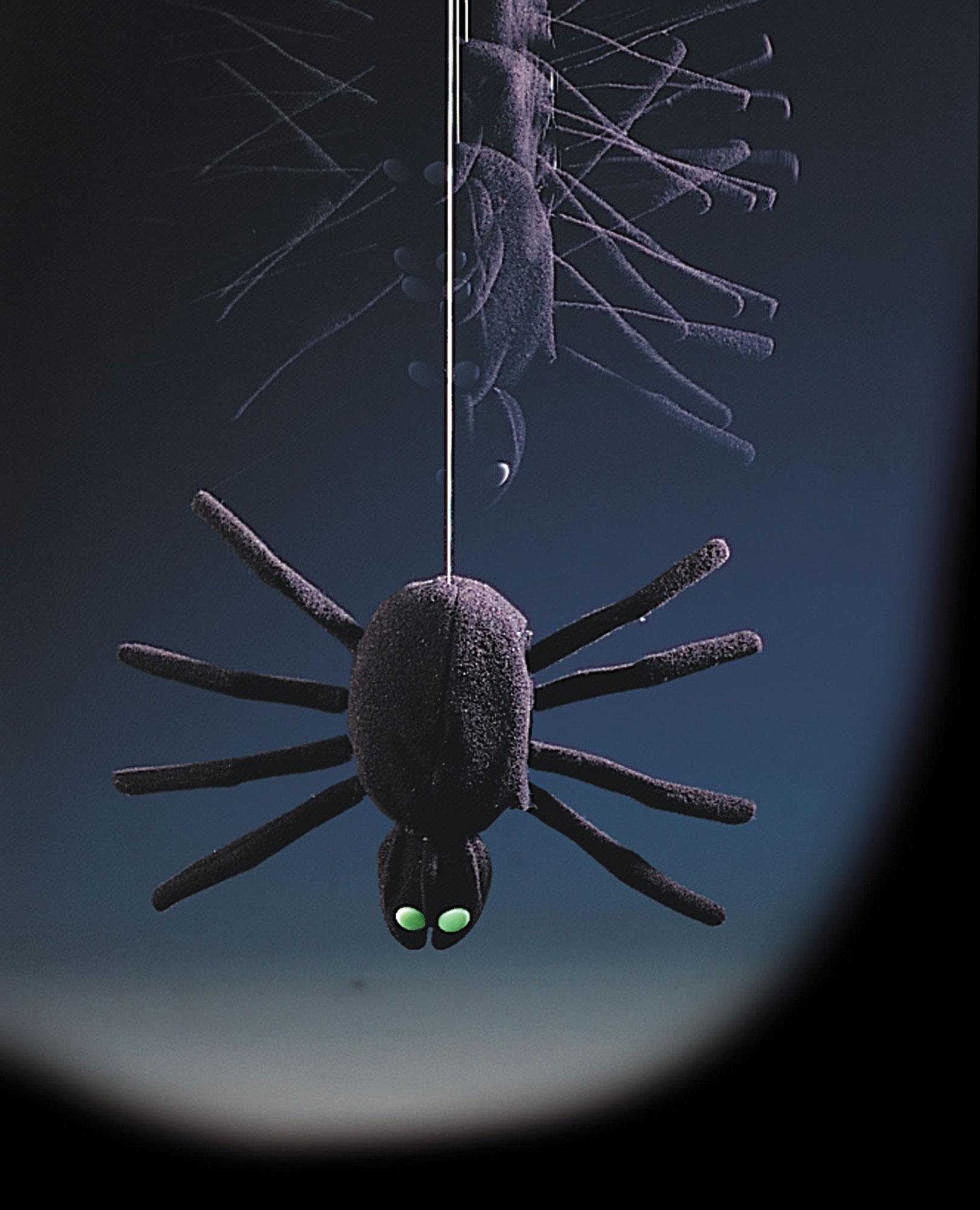 Dropping Spider 10in Animated Halloween Prop