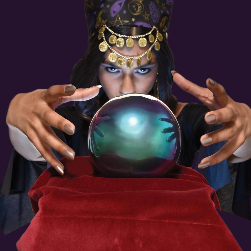 Fortune Teller Crystal Ball Light Up Prop