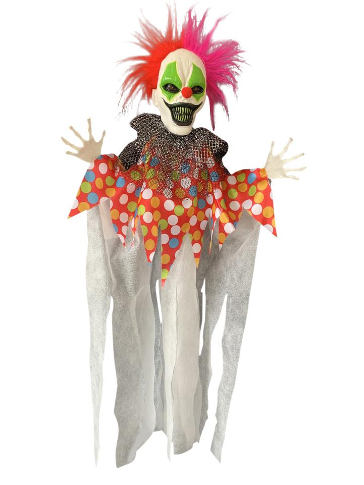 Hanging Clown Halloween Prop