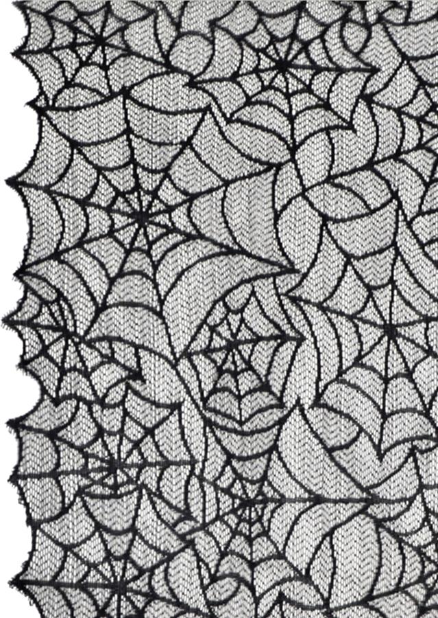 Spider Web Lace Table Runner Halloween Decoration