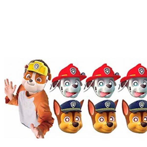 Paw Patrol Masks Pack of 8