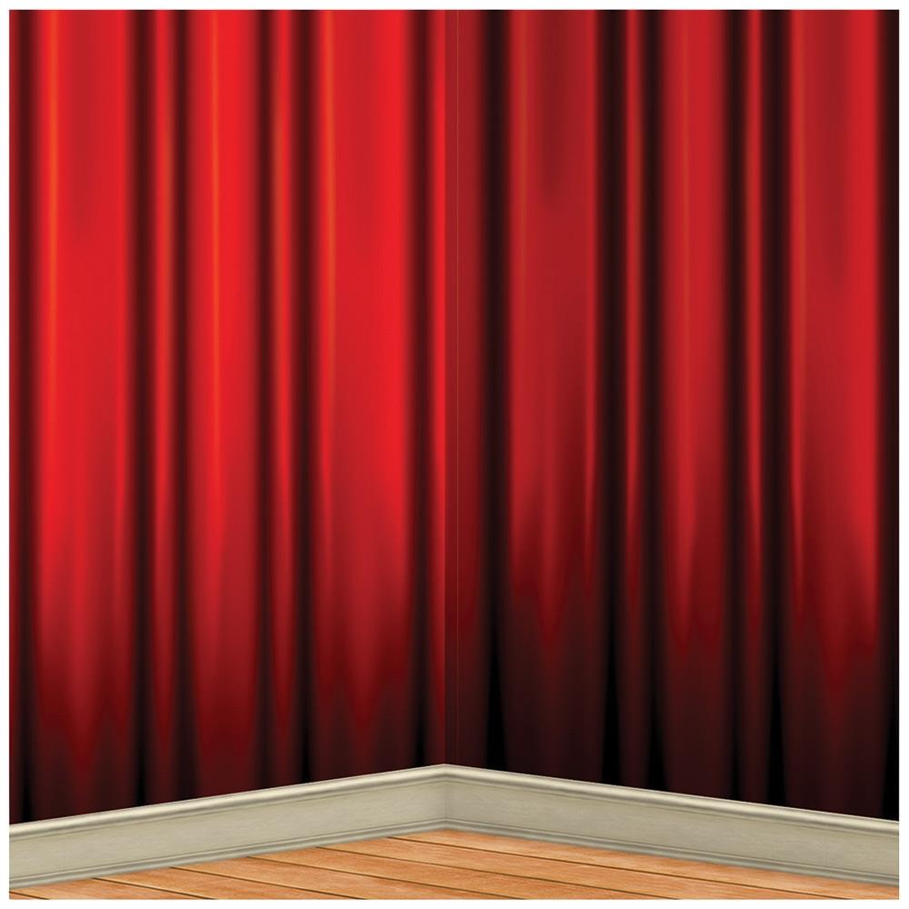 Red Curtain Backdrop
