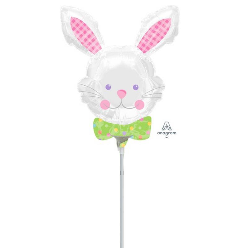 Happy Hop Bunny Mini Shape Foil Balloon
