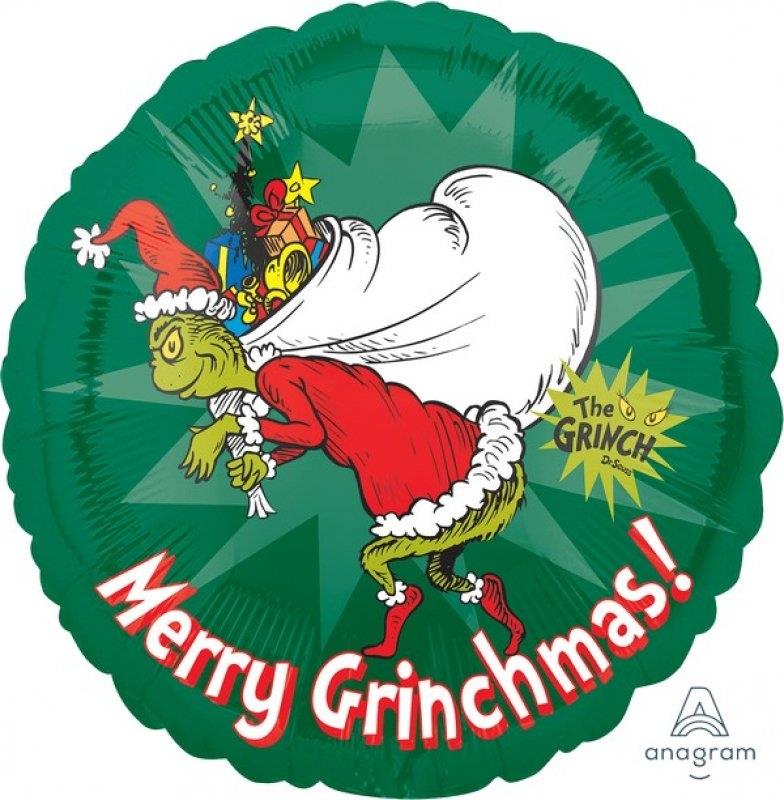How the Grinch Stole Christmas 45cm Foil Balloon