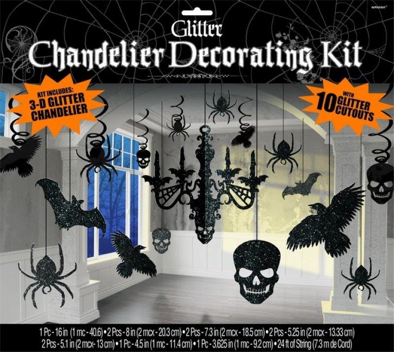 Halloween Chandelier Cardboard Decorating Kit