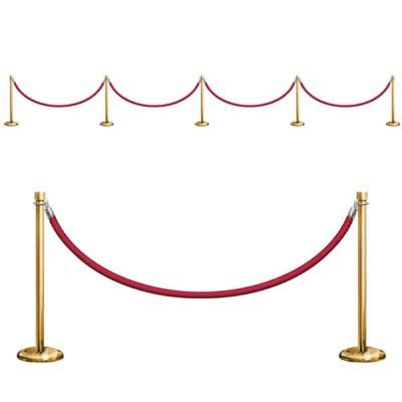 Awards Night Stanchion Barriers Wall Decorations Pack of 9