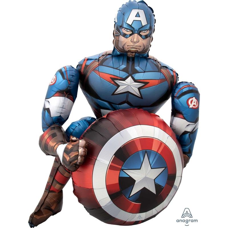 AirWalker Avengers Captain America Foil Balloon