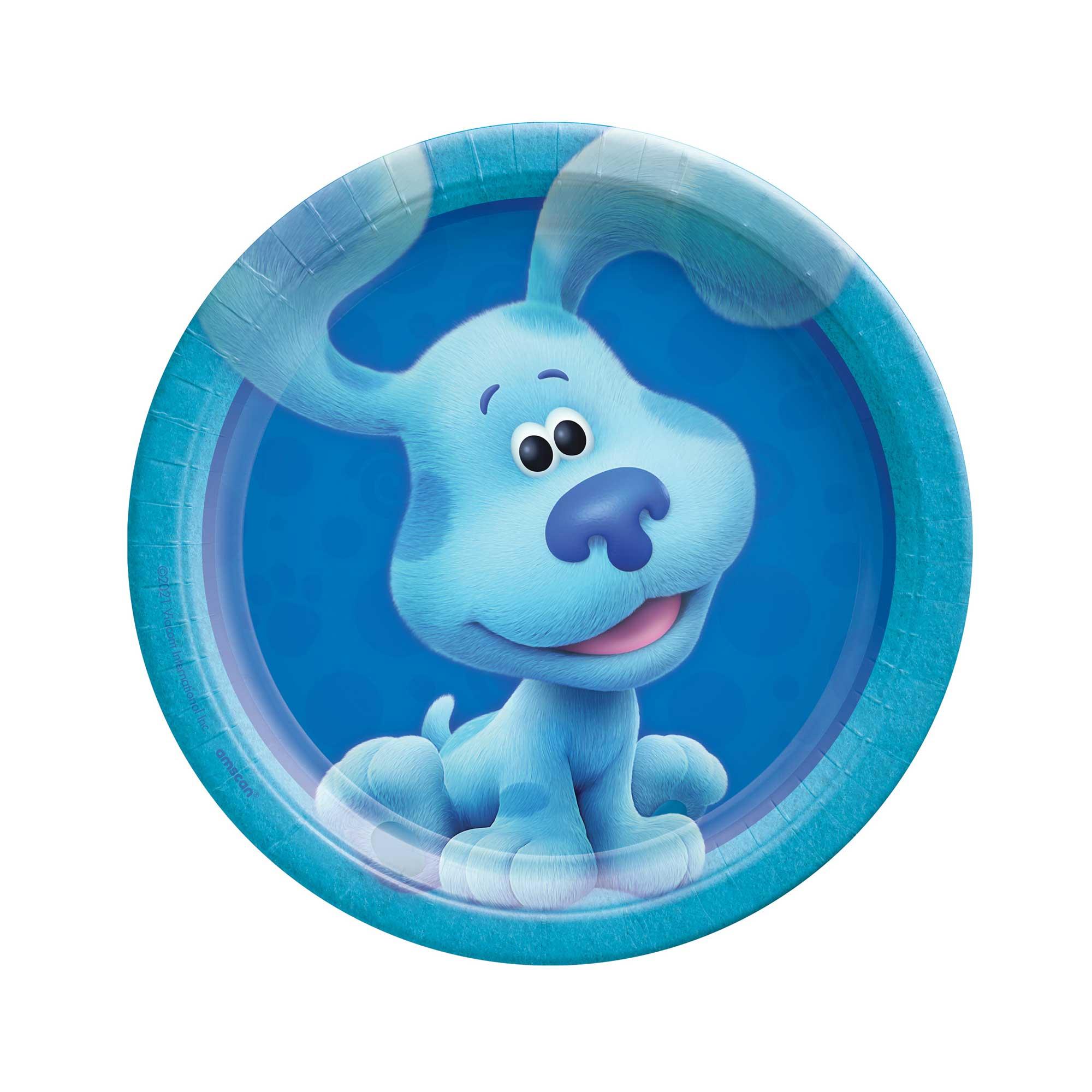 Blue's Clues Blue 17cm Paper Plates Pack of 8