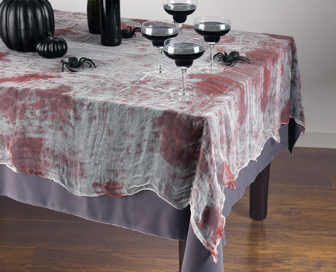 Bloody Gauze Tablecover Halloween Decoration