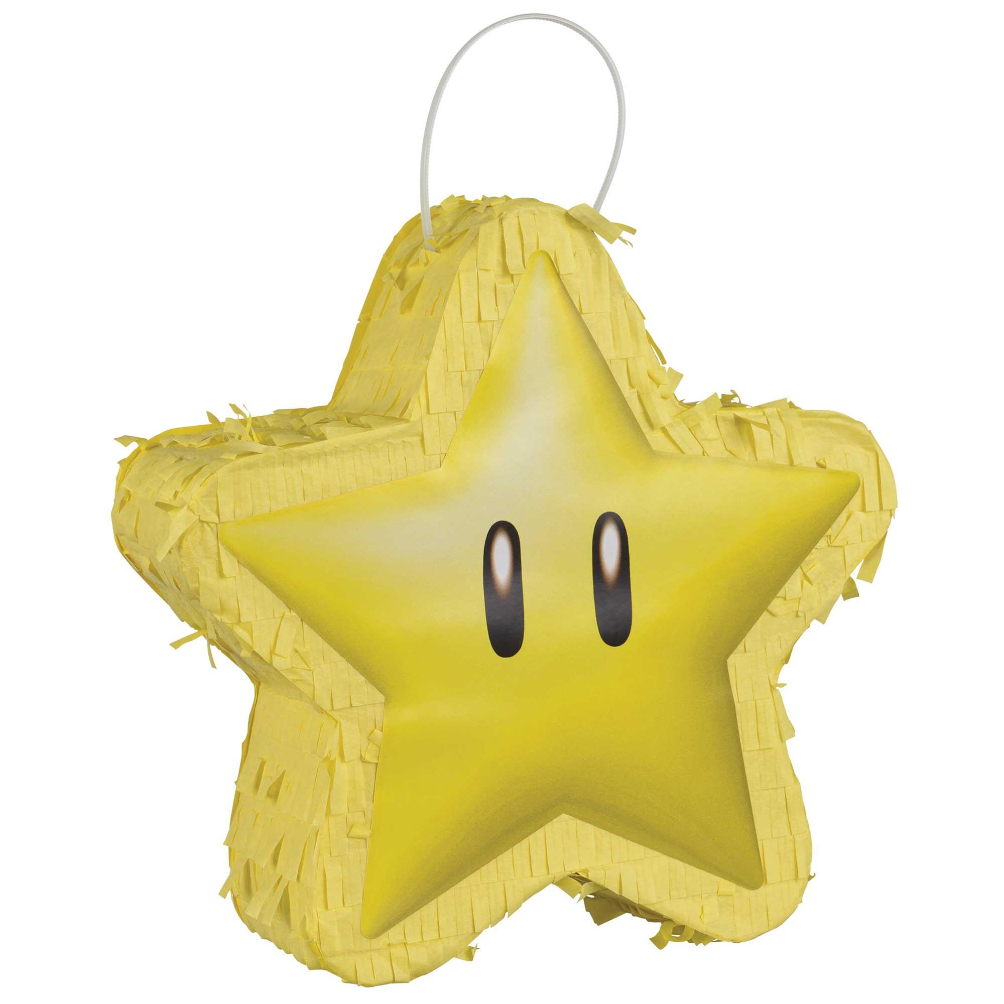 Super Mario Bros. Star Mini Pinata Decoration