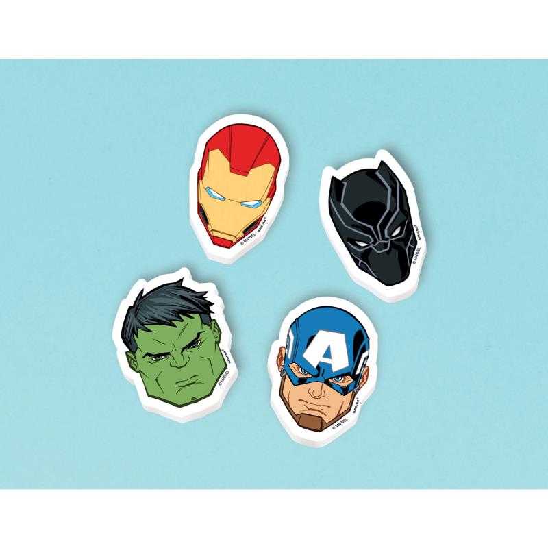 Marvel Avengers Powers Unite Eraser Favours Pack of 8