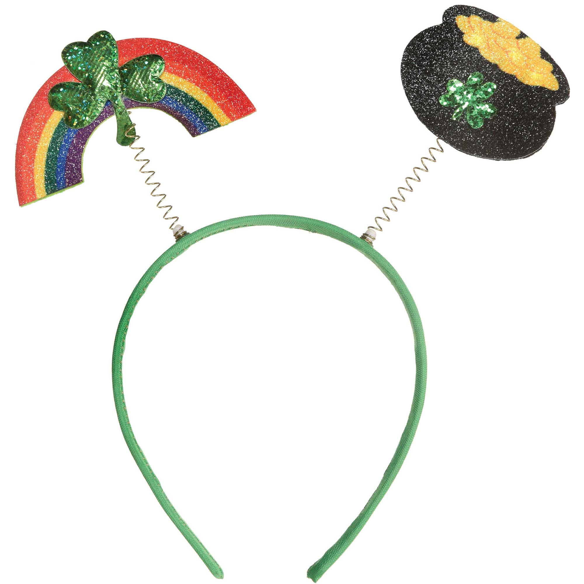 St. Patrick's Day Rainbow Pot of Gold Headboppers Adult Costume Accessory