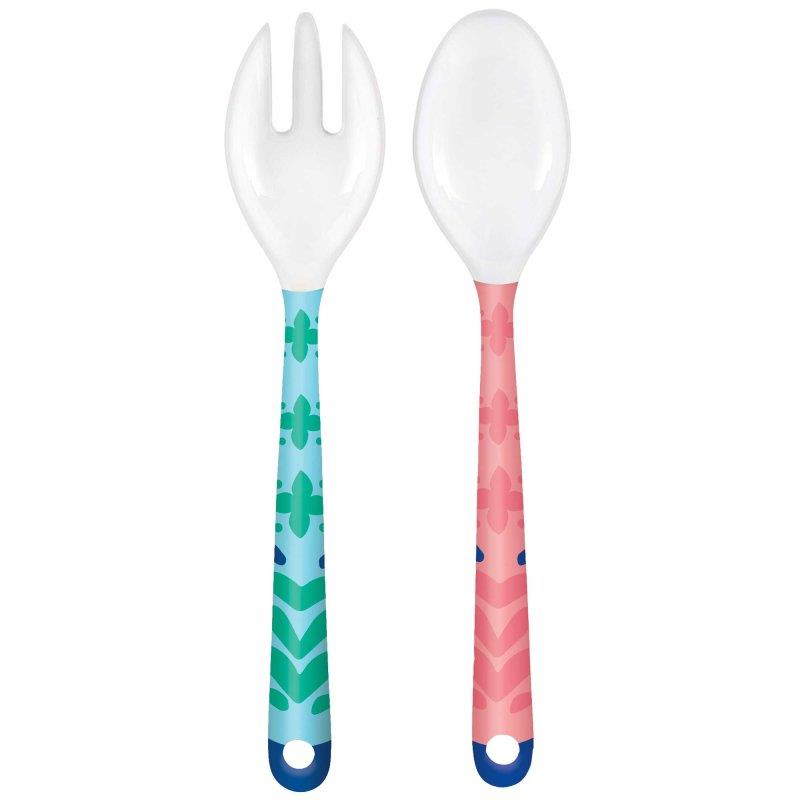 Boho Vibes Melamine Salad Servers Pack of 2