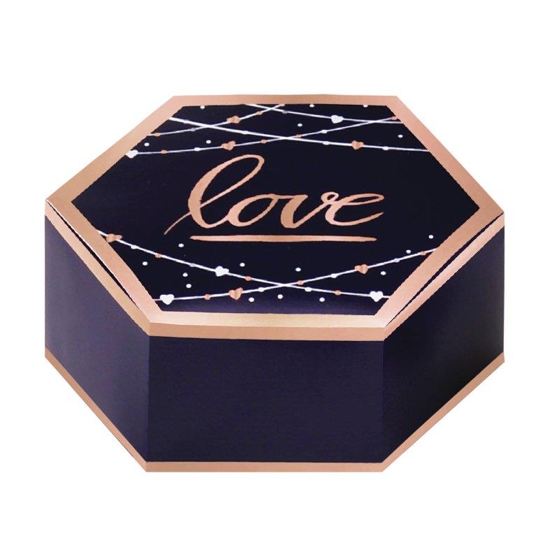 Navy Bride Favour Boxes Pack of 8