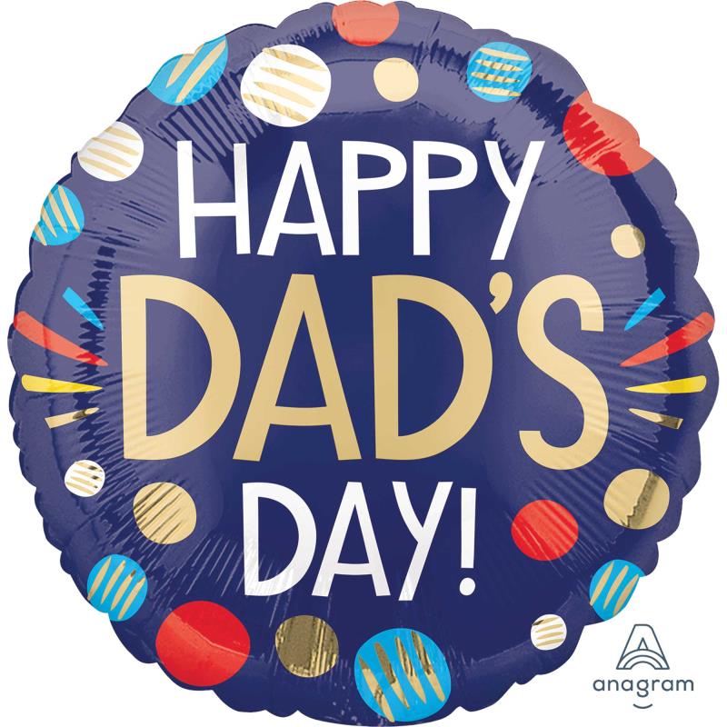 Happy Dad's Day 45cm Foil Balloon