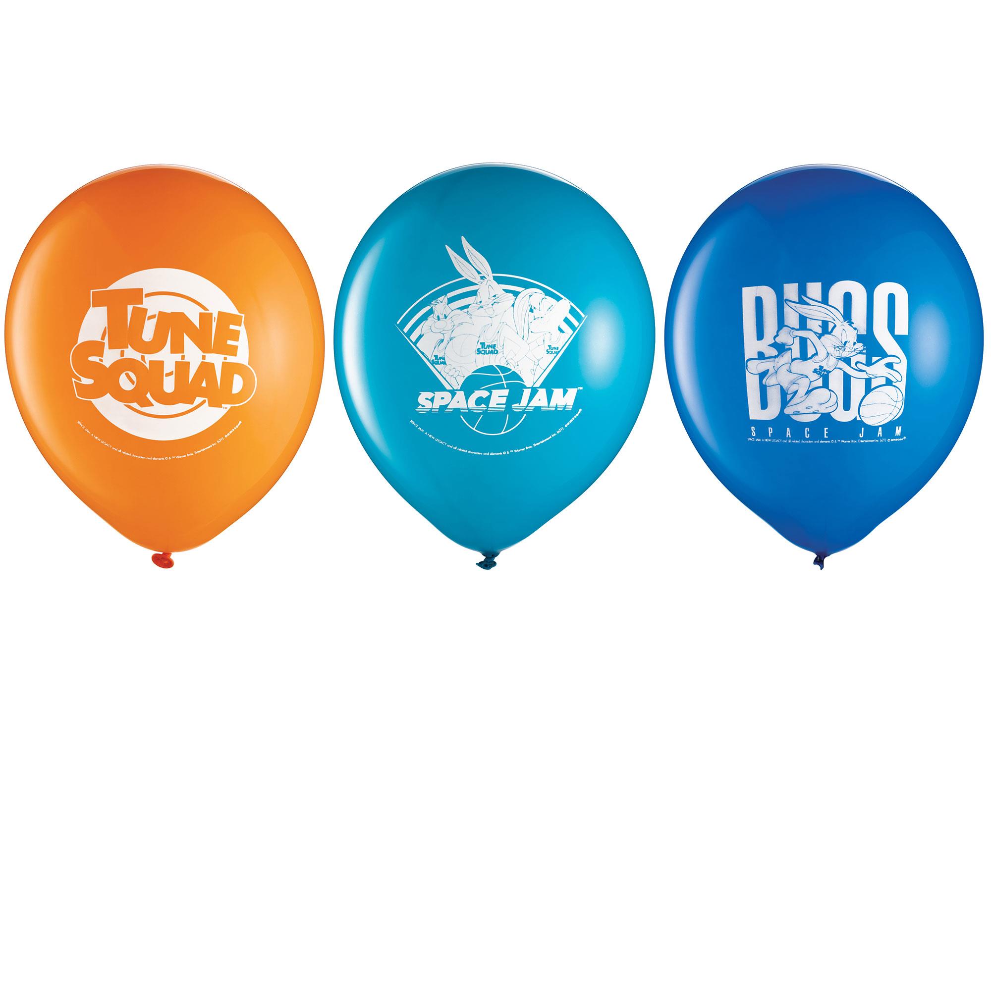 Space Jam 30cm Latex Balloons Pack of 6