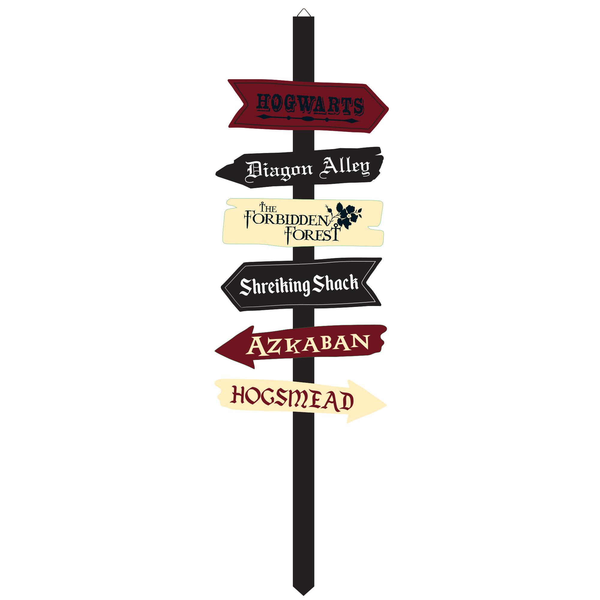 Harry Potter Halloween Directional Sign Decoration