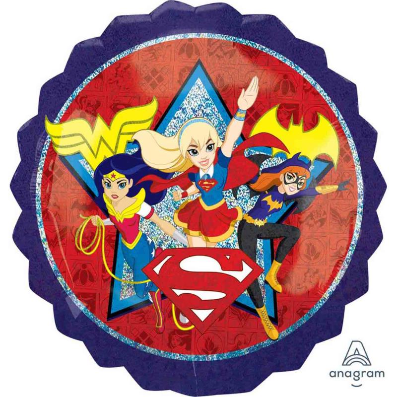 SuperShape Holographic DC Superhero Girls