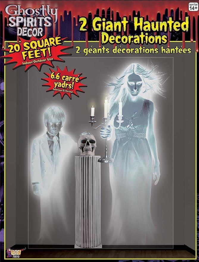 Ghostly Wall Decor 20sqft Halloween Decoration