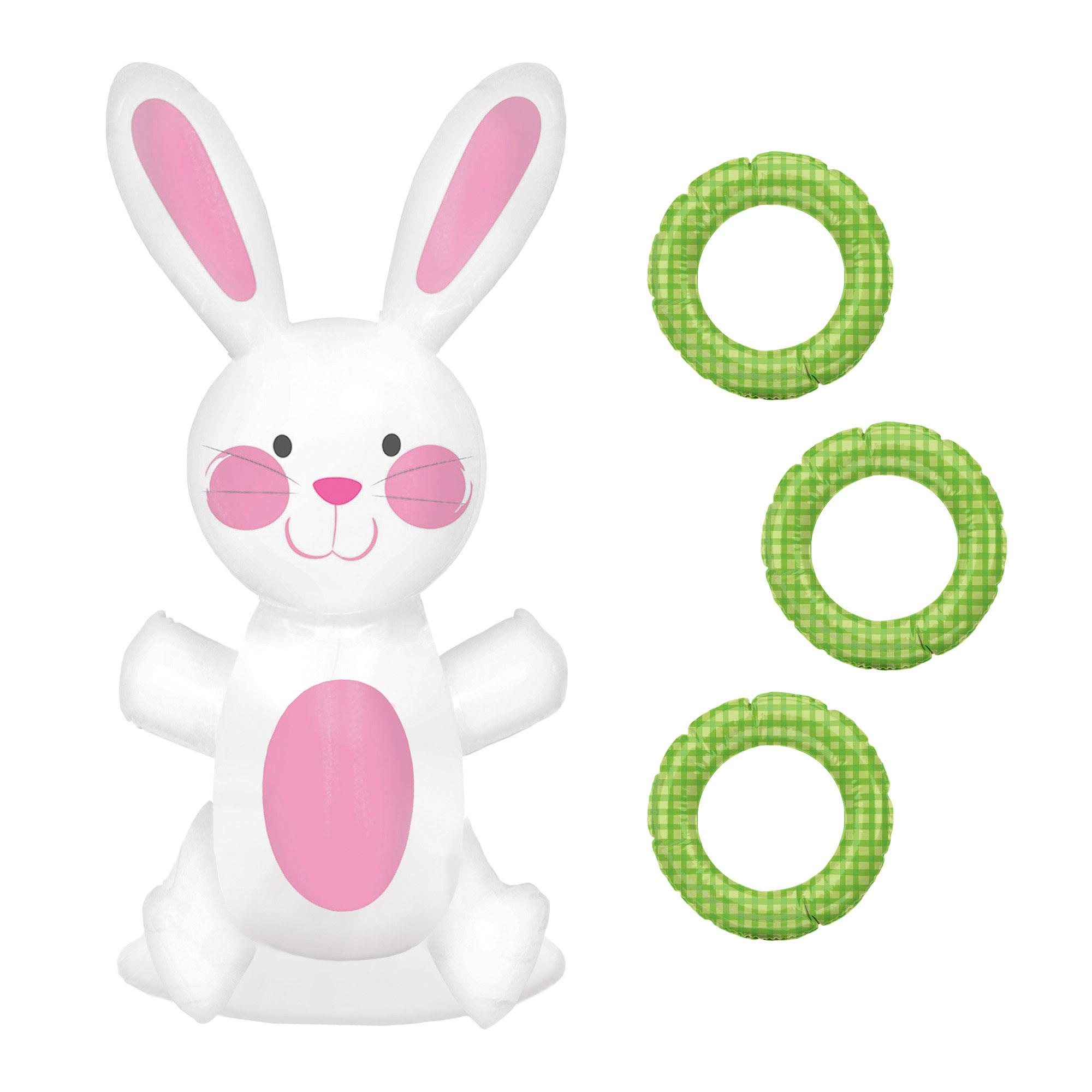 Easter Bunny Inflatable Ring Toss Game